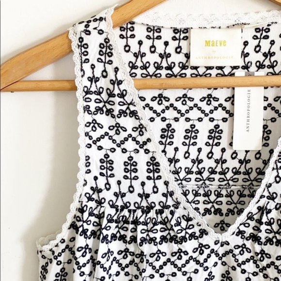 Anthropologie | NWT Cammie Embroidered Peplum Top - Picture 10 of 16